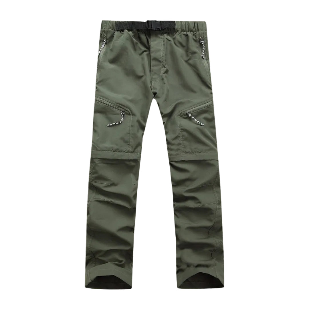 Men's Convertible Hiking Trousers – Zip-Off Outdoor Pants