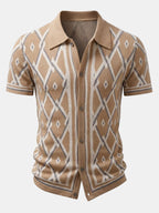 Men's Viscose Knit Shirt and Tapered Trousers Set