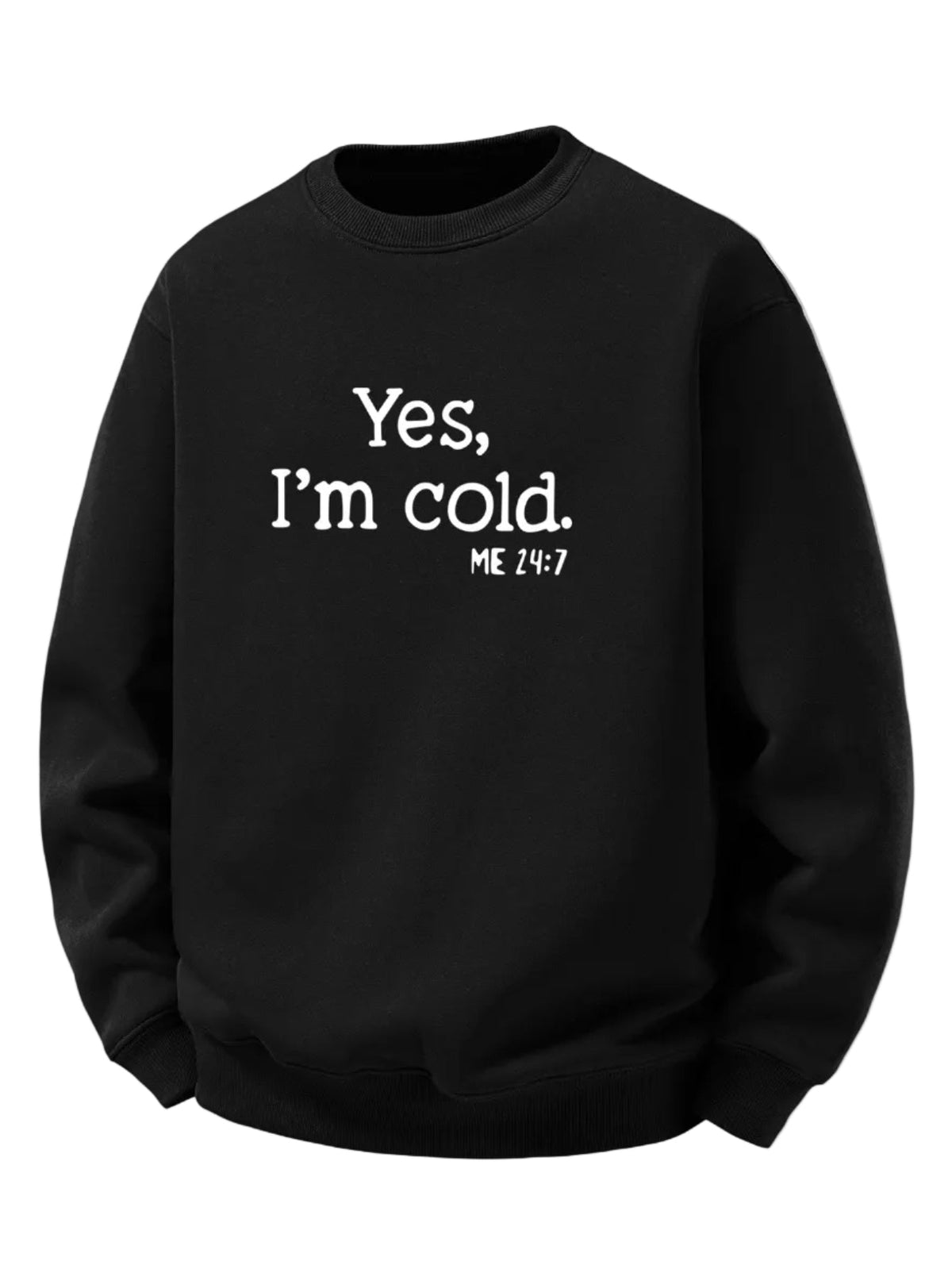Men's Sherpa Fleece Lined Printed Sweatshirt