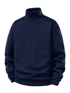 Men's Fleece-Lined Turtleneck Sweatshirt