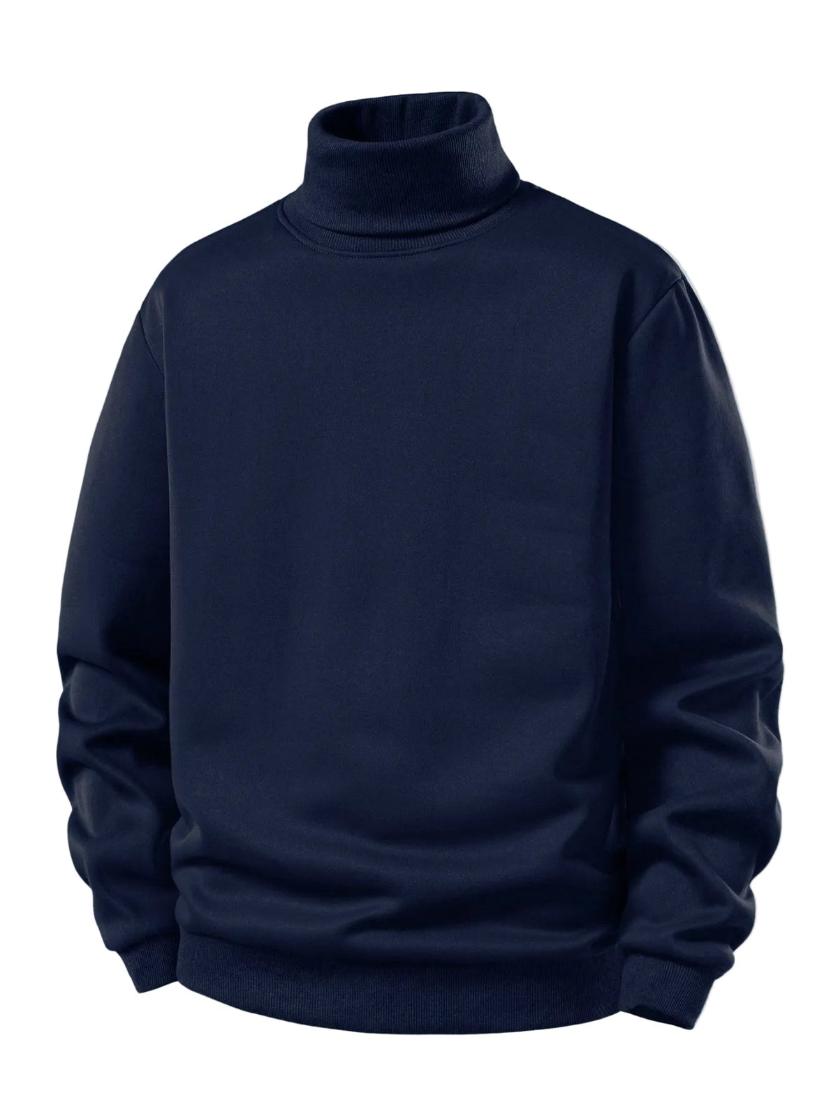 Men's Fleece-Lined Turtleneck Sweatshirt