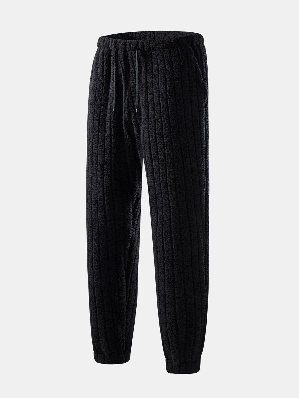 Men's Zip-Up Teddy Fleece Tracksuit – Warm Relaxed Set