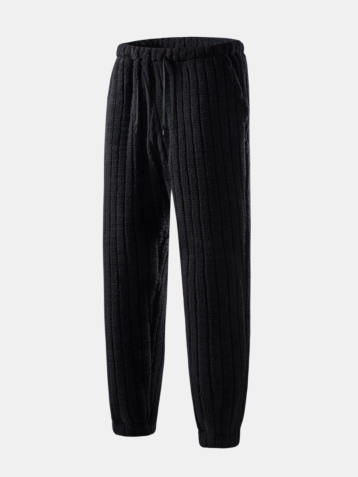 Men's Zip-Up Teddy Fleece Tracksuit – Warm Relaxed Set