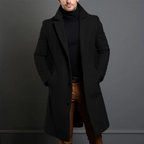 Men's wool-blend Overcoat – Tailored Longline Layer