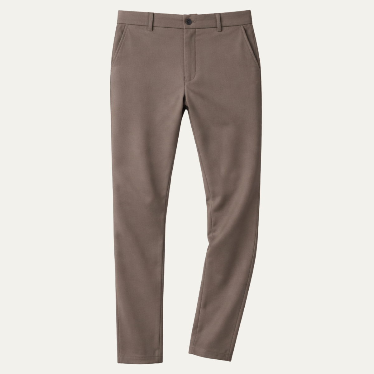 Men's Slim-Fit Stretch Dress Trousers – Flat Front