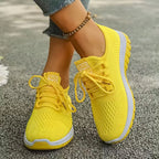 Women's Knitted Trainers with breathable mesh