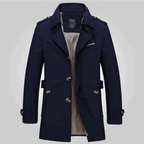 Men's Classic Trench Coat – Water-Repellent