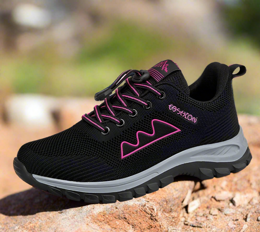 Men's Lightweight Low-Cut Hiking Shoes – Breathable Quick-Lace Outdoor