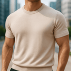 Men's Lightweight Short-Sleeve Knit T-Shirt