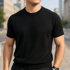 Men's Lightweight Short-Sleeve Knit T-Shirt