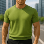 Men's Lightweight Short-Sleeve Knit T-Shirt