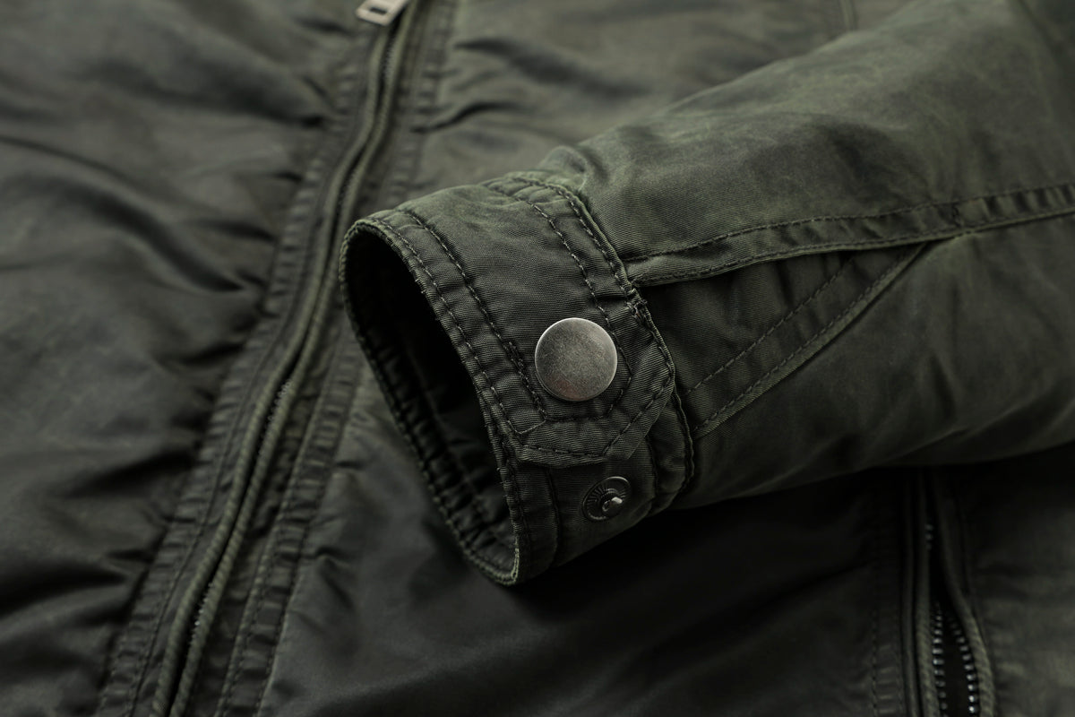 Men's Bomber Jacket with Mandarin Collar – Style 2