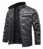 Men's Bomber Jacket with Mandarin Collar – Style 2