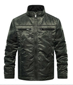 Men's Bomber Jacket with Mandarin Collar – Style 2