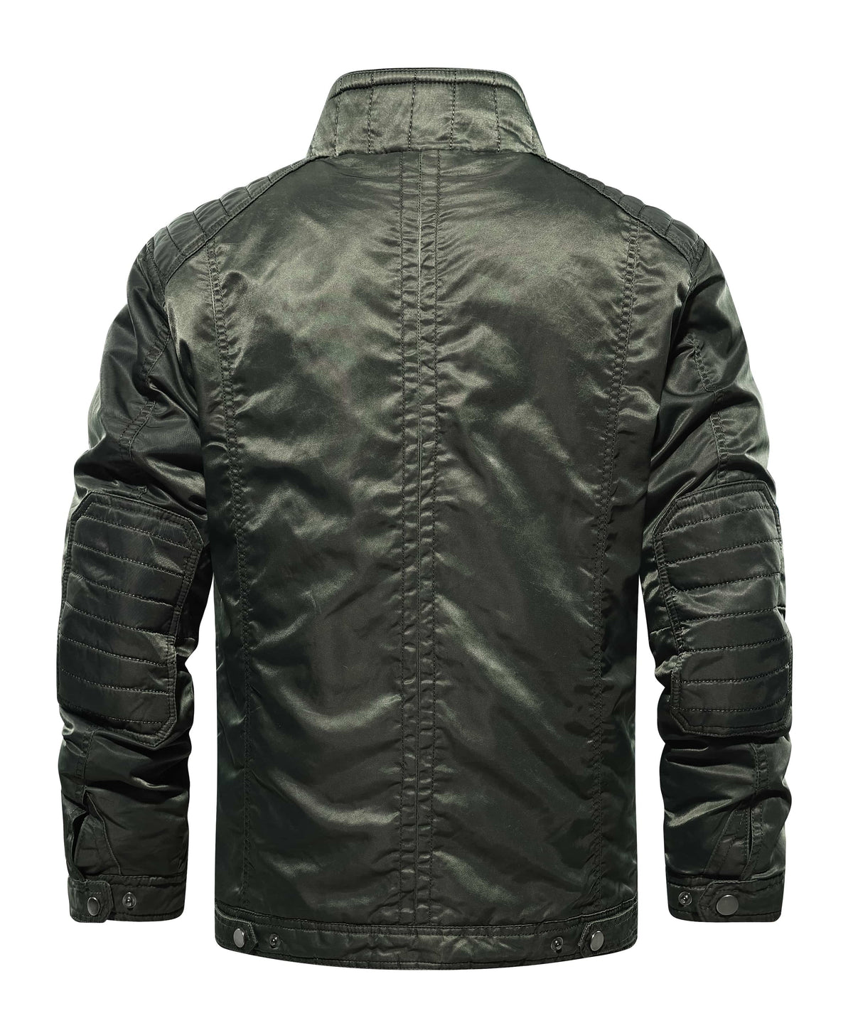 Men's Bomber Jacket with Mandarin Collar – Style 2