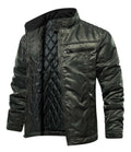 Men's Bomber Jacket with Mandarin Collar – Style 2