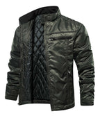 Men's Bomber Jacket with Mandarin Collar – Style 2