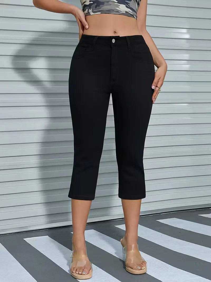 Women's Skinny Jeans with split hem