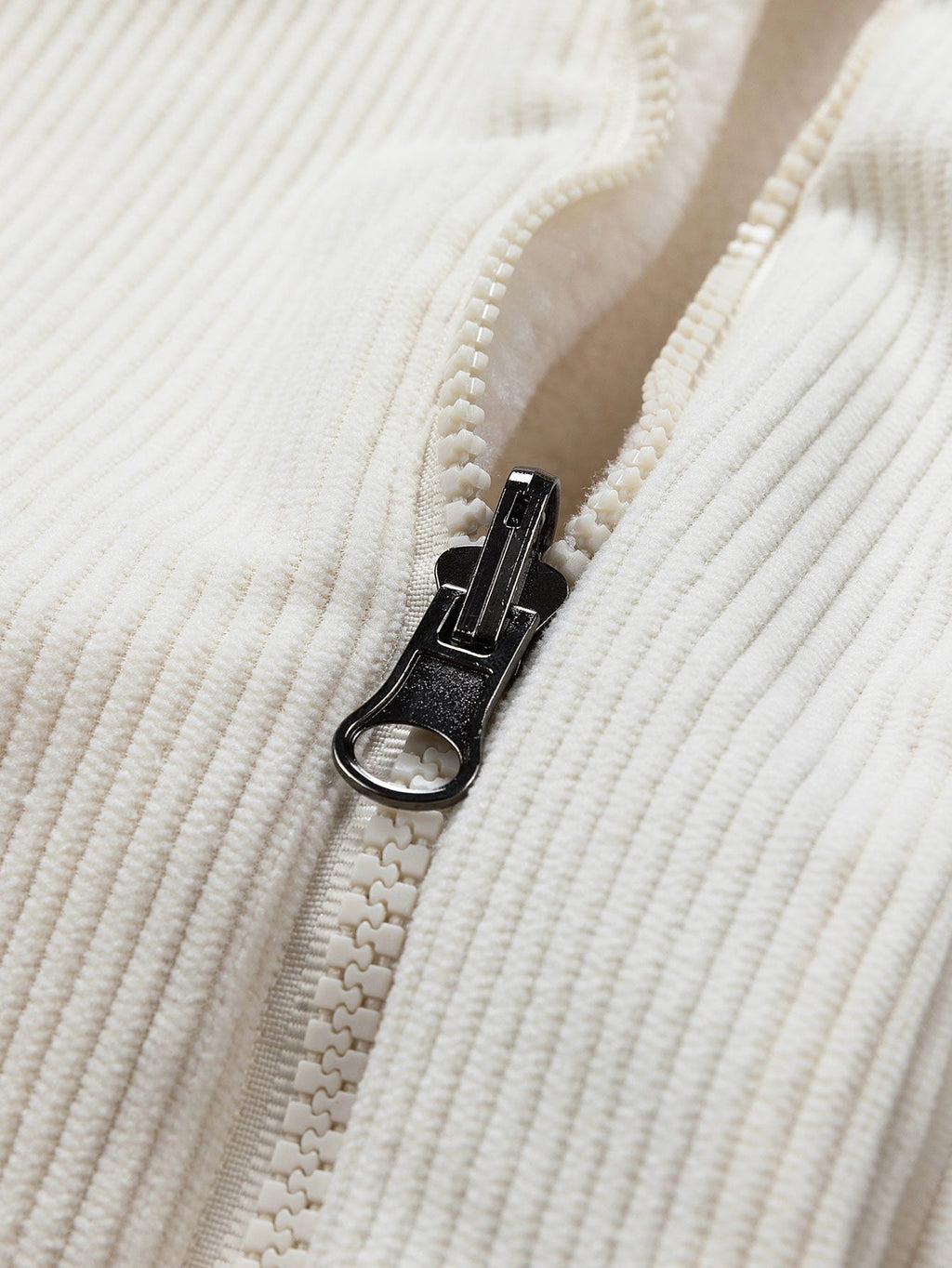 Men's Reversible Corduroy Hooded Jacket with Teddy Fleece