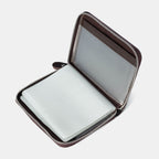Men's leather-look RFID Wallet – Large-Capacity Zip-Around Card Organiser