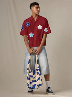 Men's Floral Short Sleeve Shirt