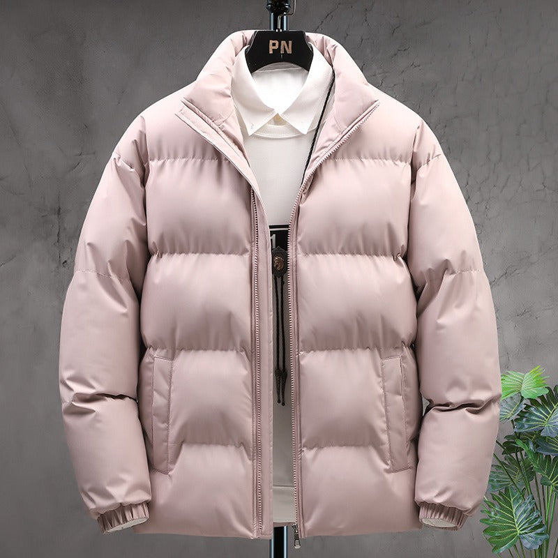 Men's Padded Stand-Collar Winter Jacket – Thick Insulated Outerwear