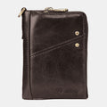 Men's leather-look RFID Wallet – Zip-Around Bifold
