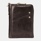 Men's leather-look RFID Wallet – Zip-Around Bifold