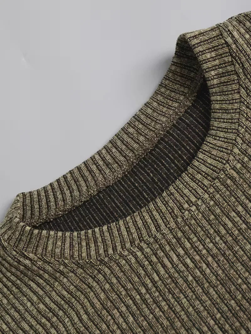 Men's Knitted Jacquard T-Shirt