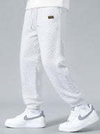 Men's Sleeveless Hooded Vest Tracksuit – Textured Jogger Co-Ord