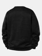 Men's Teddy Fleece-Lined Crew Neck Sweatshirt