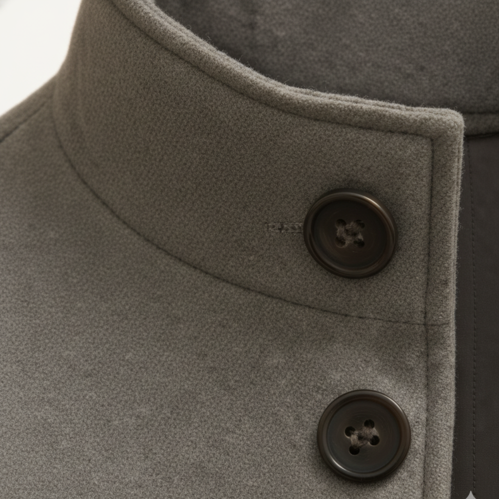 Men's Smart Tailored Wool-Blend Overcoat – Three Colours