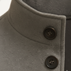 Men's Smart Tailored Wool-Blend Overcoat – Three Colours