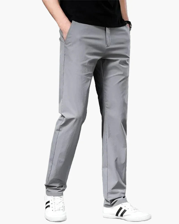 Men's Slim Stretch Chinos – Business Casual Cotton