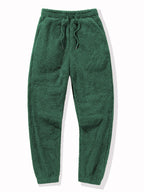 Men's Plush Teddy Fleece Tracksuit – Relaxed Hoodie and Joggers