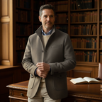 Men's Smart Tailored Wool-Blend Overcoat – Three Colours