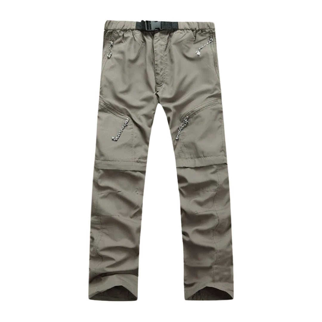 Men's Convertible Hiking Trousers – Zip-Off Outdoor Pants