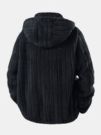 Men's Zip-Up Teddy Fleece Tracksuit – Warm Relaxed Set