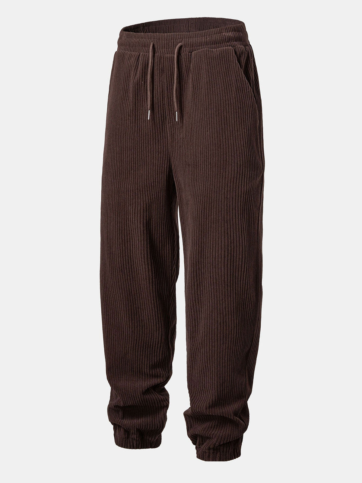 Men's Ribbed Corduroy Tracksuit – Relaxed Hoodie and Tapered Joggers