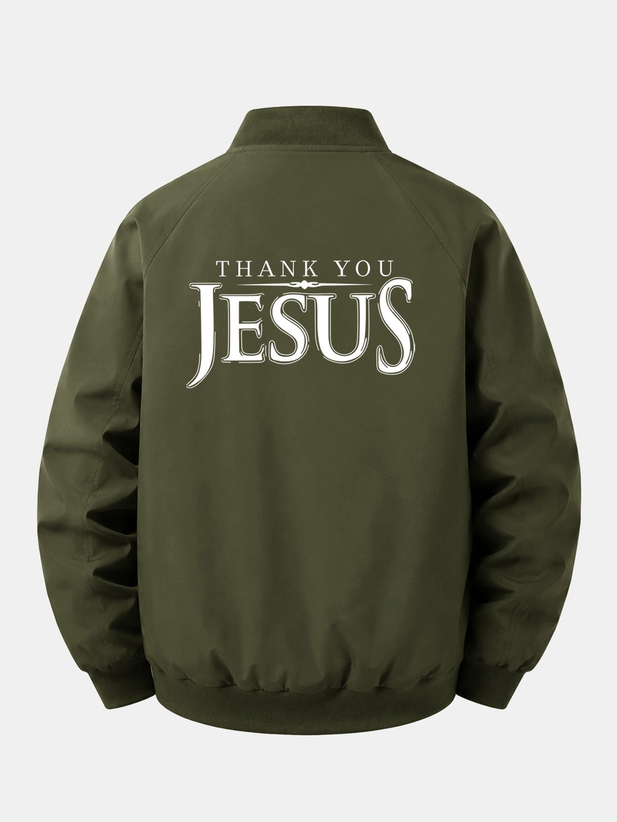 Men's Relaxed Fit Printed Bomber Jacket – Classic Zip-Up Streetwear