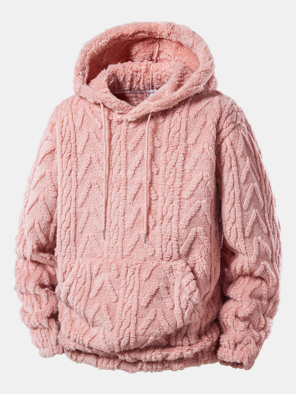 Men's Teddy Fleece Two-Piece Set – Relaxed Hoodie and Joggers
