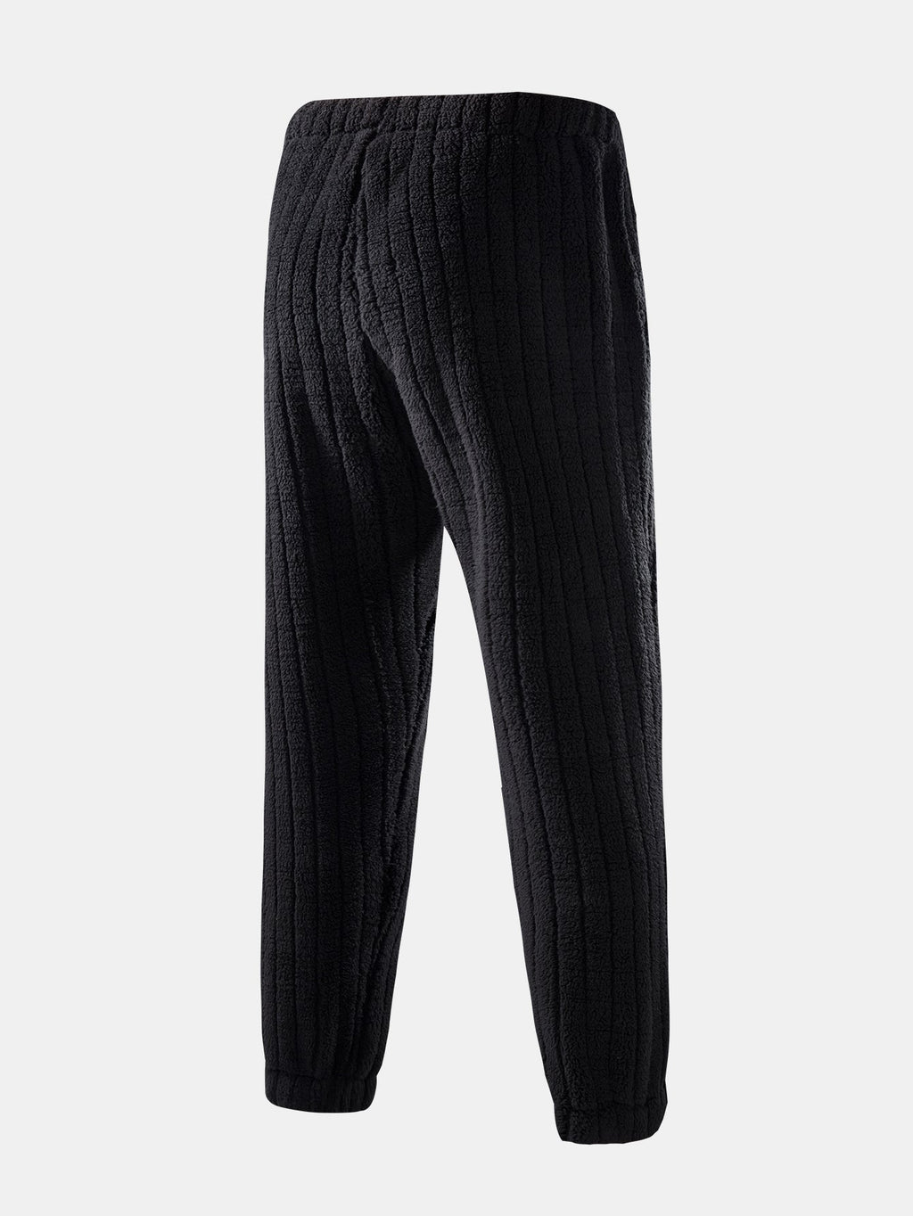 Men's Zip-Up Teddy Fleece Tracksuit – Warm Relaxed Set