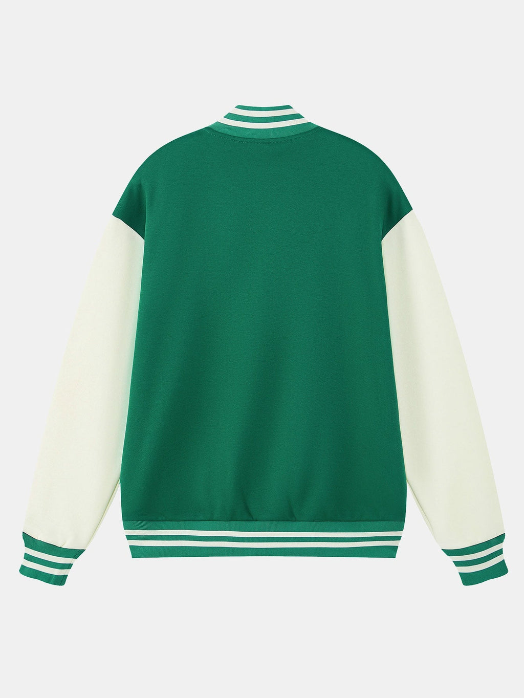 Men's Contrast Sleeve Varsity Baseball Jacket
