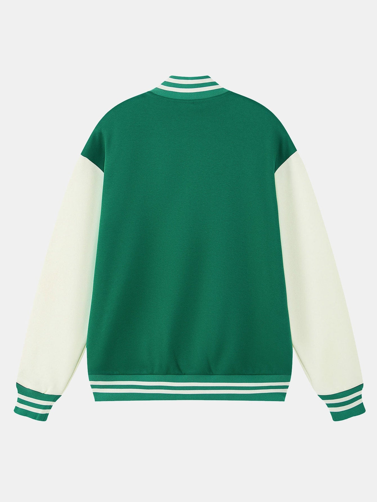 Men's Contrast Sleeve Varsity Baseball Jacket