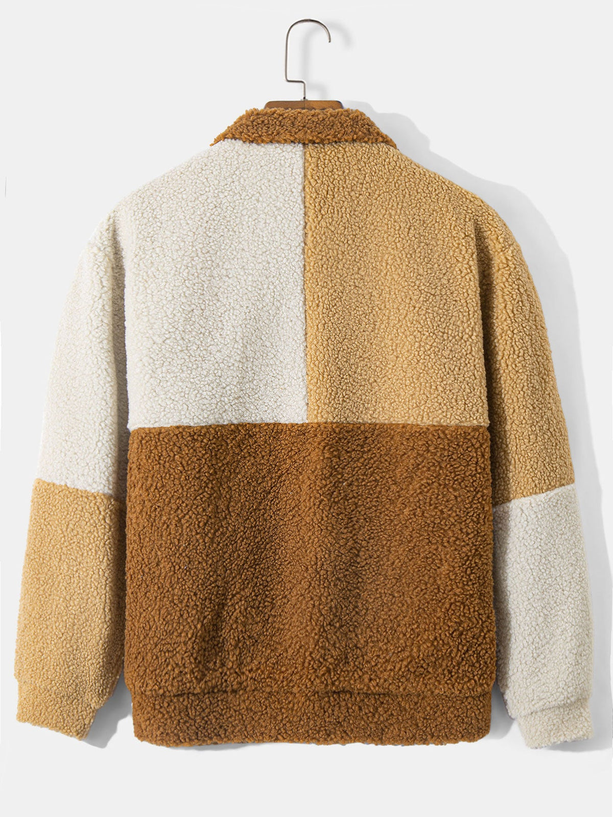Men's Teddy Fleece Jacket and Corduroy Cargo Jogger Set