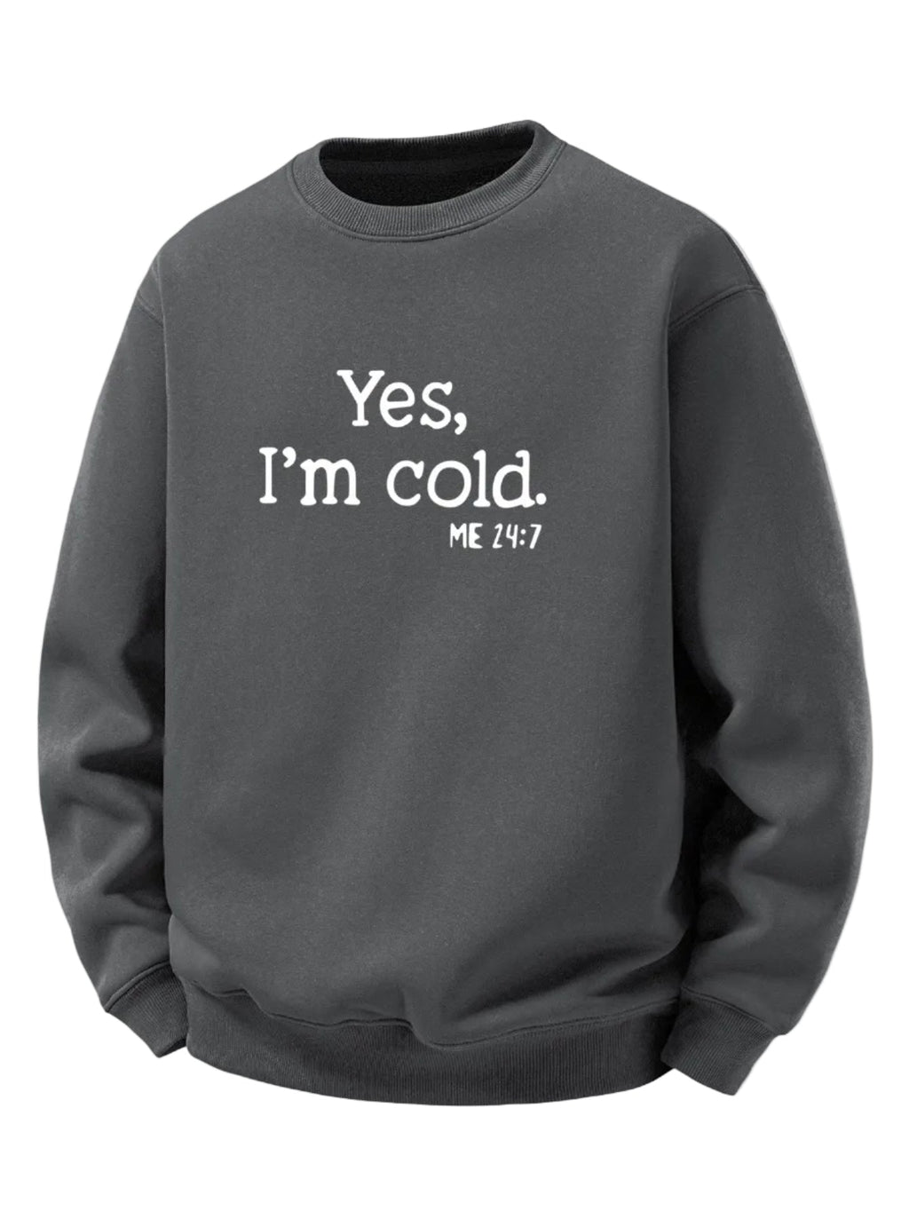 Men's Sherpa Fleece Lined Printed Sweatshirt