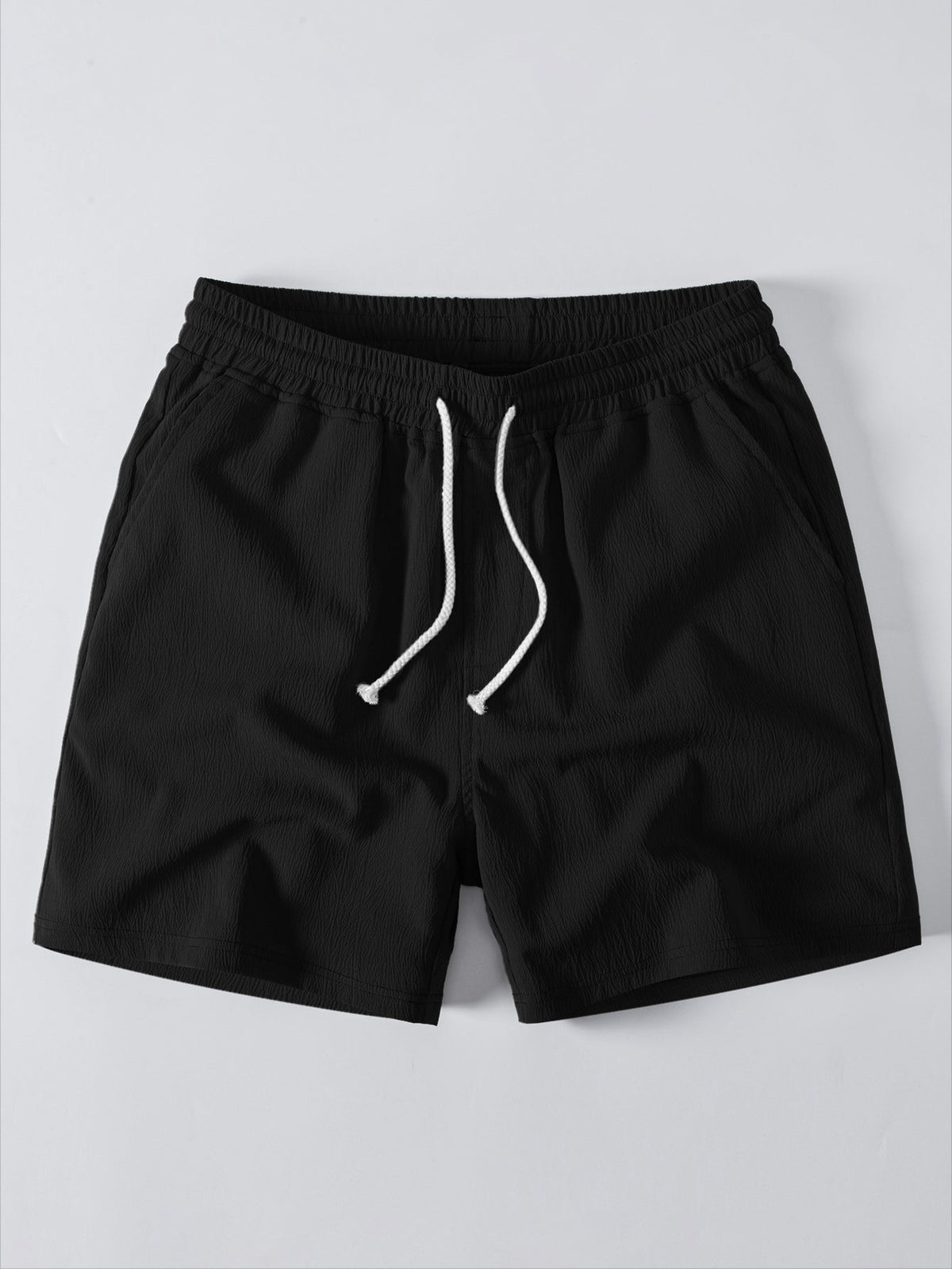 Men's Eyelet Jacquard Shirt and Shorts Resort Set