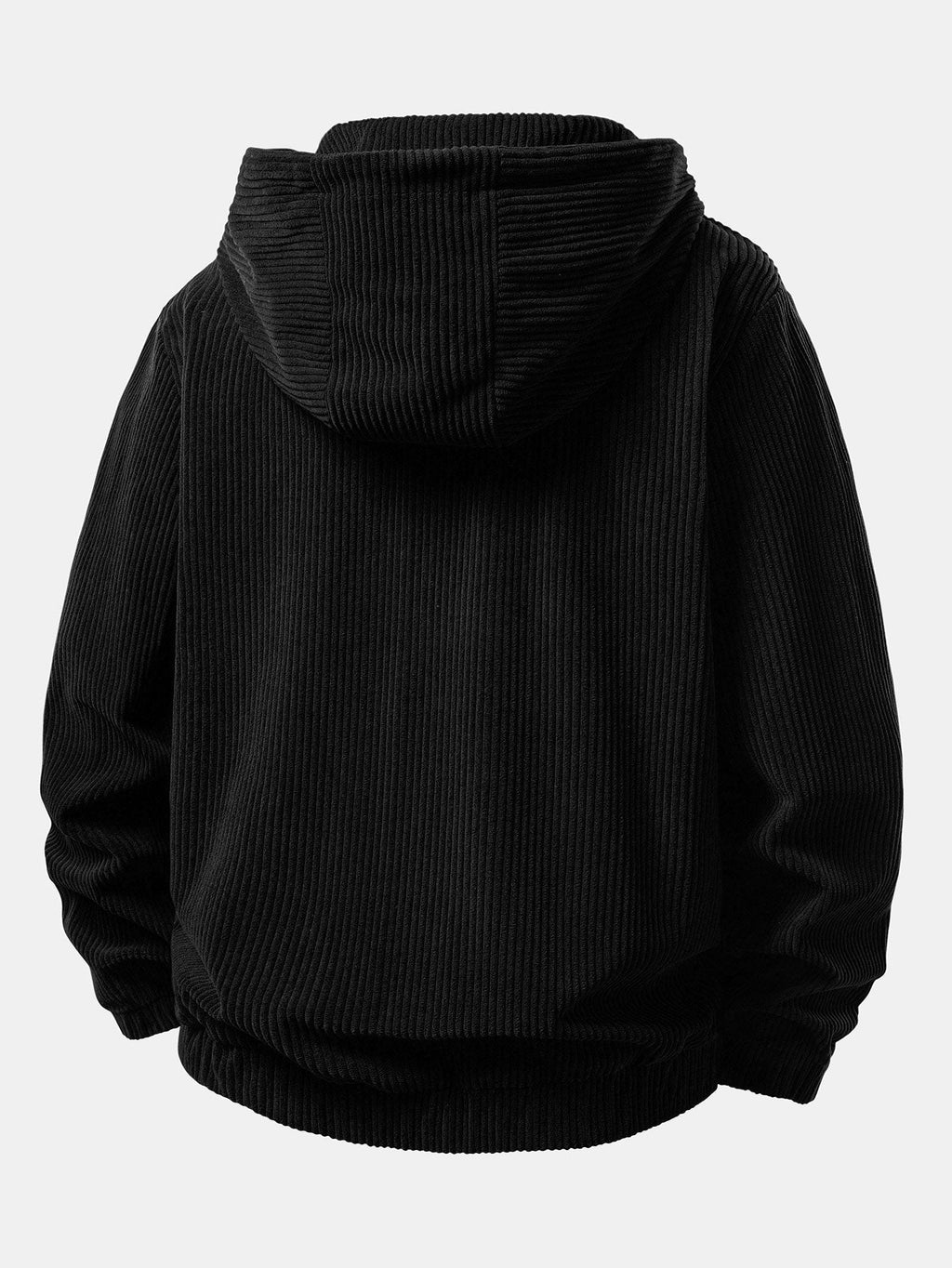 Men's Corduroy Zip Tracksuit – Relaxed Hoodie and Joggers
