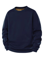 Men's Teddy Fleece-Lined Crew Neck Sweatshirt