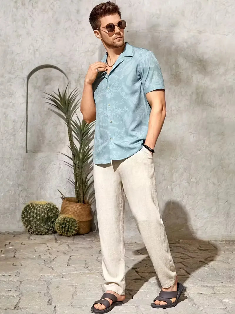 Men's Lightweight Drawstring Trousers